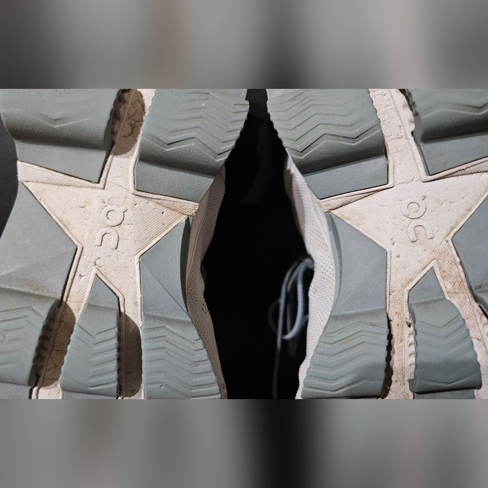 On Running Women’s Sneakers in Light Gray and White - Picture 6 of 10